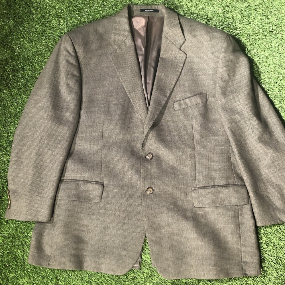 100% lambswool‎ size 48R Chaps by Ralph Lauren grayish brown blazer